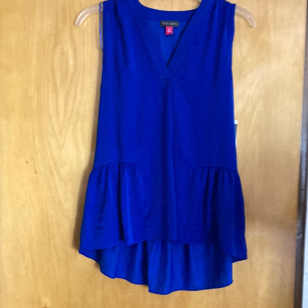 Royal Blue poplum top